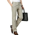 thumbnail image 3 of Men's Tencel-Blend Dress Pants - Year-Round Straight Fit Business Casual with Embroidery, 3 of 9