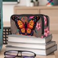thumbnail image 6 of MUOOUM Pencil Case, Butterfly and Pink Floral Large Capacity Pencil Pouch Stationery Pen Bag, 6 of 7