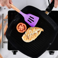 thumbnail image 4 of Utensilios de cocina antiadherentes con mango de madera, herramientas de cocina resistentes al calor, sin BPA, 2 uds., 4 of 5