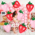 thumbnail image 2 of Globos de fresa Kriyokiaa, 8 unidades, para fiesta de cumpleaños, 2 of 7