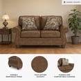 thumbnail image 4 of Signature Design by Ashley Shadsburne Brown Loveseat, 4 of 17