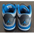 thumbnail image 3 of Ni - ke Air Jordan 3 Retro Sport Blue 2014 Men's Size 12 136064-007 Excellent EUC, 3 of 5