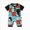 A11-Sky Blue, variant on boobe Infant Boys Girls Short Sleeve Cartoon Prints Pullover Romper Newborn Sweatshirt Jumpsuit