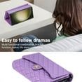thumbnail image 4 of Phone Case for Samsung Galaxy S25 Ultra Wallet Cover with Crossbody Strap and Wrist Strap, Card Slots Stand PU Leather Flip Magnetic Buckle Zipper Pocket for Galaxy S25 Ultra Case Women Girls, Purple, 4 of 6