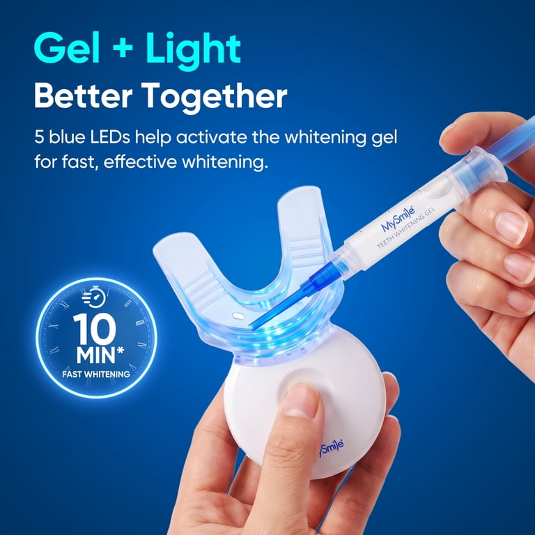 MySmile Teeth Whitening Kit with 5-LED Light and Gel photo 7