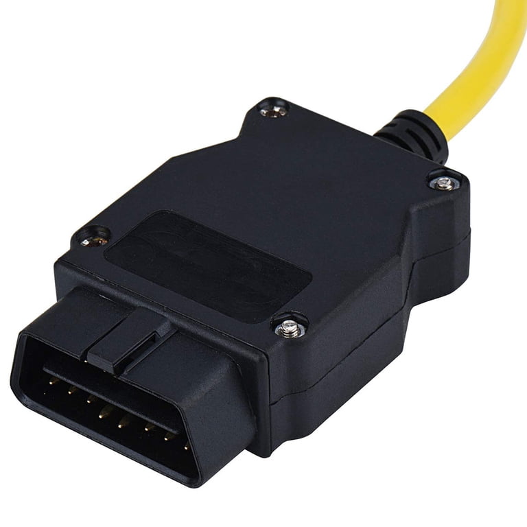FESSLIN Angled 16pin OBD2 Male to DB9 Serial RS232 Female Connector Cable 5ft/1.5m FESSLIN Angled 16pin OBD2 Male to DB9 Serial RS232 Female Connector Cable 5ft/1.5m