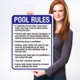 thumbnail image 2 of Oklahoma Pool Rules Sign, Complies With State Of Oklahoma Pool Safety Code, (SI-62137) 18x24 Corrugated Plastic, 2 of 7
