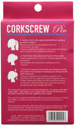 Betty Dain Betty Dain Corkscrew Hair Pin Light Hair Walmart Canada