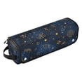 thumbnail image 2 of Hair Tool Organizer Bag with Heat Resistant Mat Removable Travel Storage Case for Hot Air Brushes Curling Irons Twinkling Stars and Constellations, 2 of 8