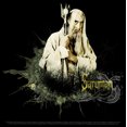 thumbnail image 2 of Junior's The Lord of the Rings Fellowship of the Ring Saruman Paint Splatter  Graphic Tee Black X Large, 2 of 3