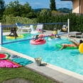 thumbnail image 4 of HUISZJ 15ftx3ft Volleyball Net, Folding Training Net Pool with Carrying Bag, Water Volleyball Net for Outdoor Swimming, 4 of 10