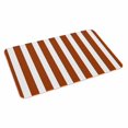 thumbnail image 4 of Burnt Orange Stripe Door Mat Indoor Outdoor, Farmhouse Striped Abstract Art Non Slip Welcome Mat with Rubber Backing, Absorbent Fabric Front Door Mats Entryway Rug for Home Patio Entrance 18"x30", 4 of 9