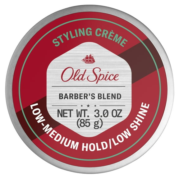 Old Spice Barber's Blend Styling Cream for Men, Aloe Infused, 3 oz