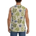 thumbnail image 4 of Haiem Men's Skull Snake Print Tank Tops Summer Sleeveless Cut Off Workout T-Shirts Fitness Vest Athletic Undershirts-Small, 4 of 8