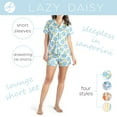 thumbnail image 2 of Hello Mello Signature Lounge Top and Shorts, 2-Piece Pajama Set, Sleepless in Santorini Medium/Large (Women's), 2 of 7
