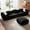 Black-3seater+footrest, variant on Liangfu Green Corduroy Sofa with Ottoman - Double - Layer Cushion, Multiple Styles, Versatile for Home Spaces 5Pillow