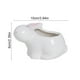thumbnail image 3 of Fiudx Maceta de Cerámica Blanca para Plantas Suculentas, Decoración para Interiores y Exteriores, Ideal para Oficina, Hogar y Jardín. Incluye Bandeja de Drenaje., 3 of 6