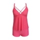 thumbnail image 5 of Conjunto de Bikini de Cintura Alta para las Mujeres Color Sólido V-Cuello Colgantes, Traje de Baño de Moda sin Espalda Sexy, 5 of 8
