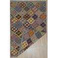 thumbnail image 3 of EORC Multi Handwoven Wool Contemporary Summer Weave Rug, 8' x 10'-Color:Multi,Material:Wool, 3 of 4