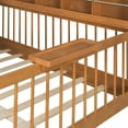 thumbnail image 5 of Full Size House Bed with 2 Large Drawers, Side Bookshelf with LED Strip, 5 of 5