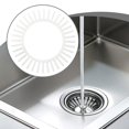 thumbnail image 1 of Colador de fregadero de cocina, filtro de lavabo, fácil de limpiar, dispositivo de colado doméstico, atrapapelos para baño, uso doméstico, hotel, 1 of 8