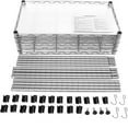 thumbnail image 3 of 5-Tier Wire Shelving Unit, Narrow Kitchen Storage Unit Storage Organizer Rack, Metal Shelf Units, Heavy Duty Garage Rack Shelves for Pantry Closet Kitchen Laundry Organization, 3 of 7