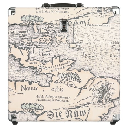 Victrola - Storage Case for Vinyl Turntable Records - Map