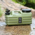 thumbnail image 3 of JCMZJ 1 Gallon Military Green Camping Water Jug, BPA-Free Water Bucket with Faucet, Leak-Proof Car Water Storage for Outdoors,Hiking, 3 of 10