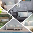 thumbnail image 5 of Slate Blue Wooden Body Pillow Cover, Pillowcase Protectors with Zipper, Breathable Decorative Throw Pillow Case Cover, Farmhouse Brown Vintage Distressed Pillow Shams for Couch Sofa 20x60Inch, 5 of 9