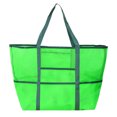 thumbnail image 1 of Bolsa de playa grande Bolsas para piscina, Bolsa de playa de malla para juguetes, toalla, chanclas, tamaño desplegado aproximadamente 42 * 38 * 20 cm, 1 of 6