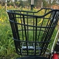 Bike Basket, Front Handlebar Hanging Basket Waterproof Metal Wire