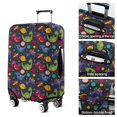 thumbnail image 5 of DarkBlue Dinosaurs InSpace Pattern Luggage Cover Fashion Suitcase Cover Baggage Covers Fit 25-28 Inch Luggage (Go Travel), 5 of 5