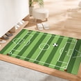 thumbnail image 6 of JOGZMZ Indoor Football Field Game Rug, Living Room Coffee Table Mat, Bedroom Bedside Rug, Bedroom Decoration Rug, Kitchen Mat, Home Decoration, Entrance Door Mat Football B 35.43x23.62 in, 6 of 7