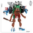 thumbnail image 1 of Conjunto de ladrillos Fusion Monster Tralalero – Juguete de construcción creativo con figuras Larlla Boneca Ambalam para niños, fans y colecciones de exhibición, 1 of 10