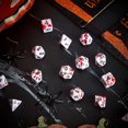 thumbnail image 2 of RPG DND Role Playing Games: Blood Splatter Polyhedral 7-Die Set - 14 Pieces_Special Gift, 2 of 5