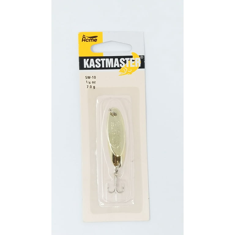 Acme Tackle Kastmaster Fishing Lure Spoon Gold 1/4 oz.