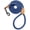 Blue, variant on General Short Leash for Large Dogs, Short Dog Rope Leash with Heavy Duty Metal Sturdy Clasp, Genuine Leather Tailored Connection(White, 18 Inch)