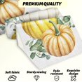 thumbnail image 5 of Pumpkin Eucalyptus Leaves Table Runner 13x72 Inch, Fall Autumn Linen Table Runner for Dining Room Living Room Kitchen, Orange White Pumpkin Runners Thanksgiving Party Decor for Home Indoor Farmhouse, 5 of 6