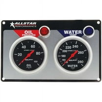Allstar Performance ALL80110 2 Gauge Panel with Sport Comp Oil Pressure & Water Temp
