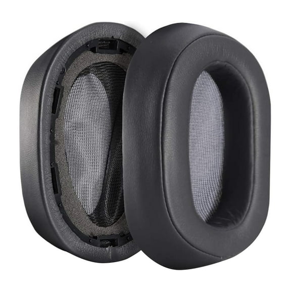 Leather Cushion Earpads for - MDR-100ABN WH-H900N Headset Earmuffs Memory Foam Covers Headphone Ear Pads
