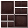thumbnail image 1 of Miangastore 10 Pcs Coupelles de Roulettes Carrées Couvre-Pieds de Chaise Antidérapants, 1 of 9