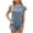 Blue, variant on Cute Summer Tops for Women Trendy Woman Summer Tops Short Sleeve T Shirts Plain Shirts Oversized Tshirts for Women Summer Reorders