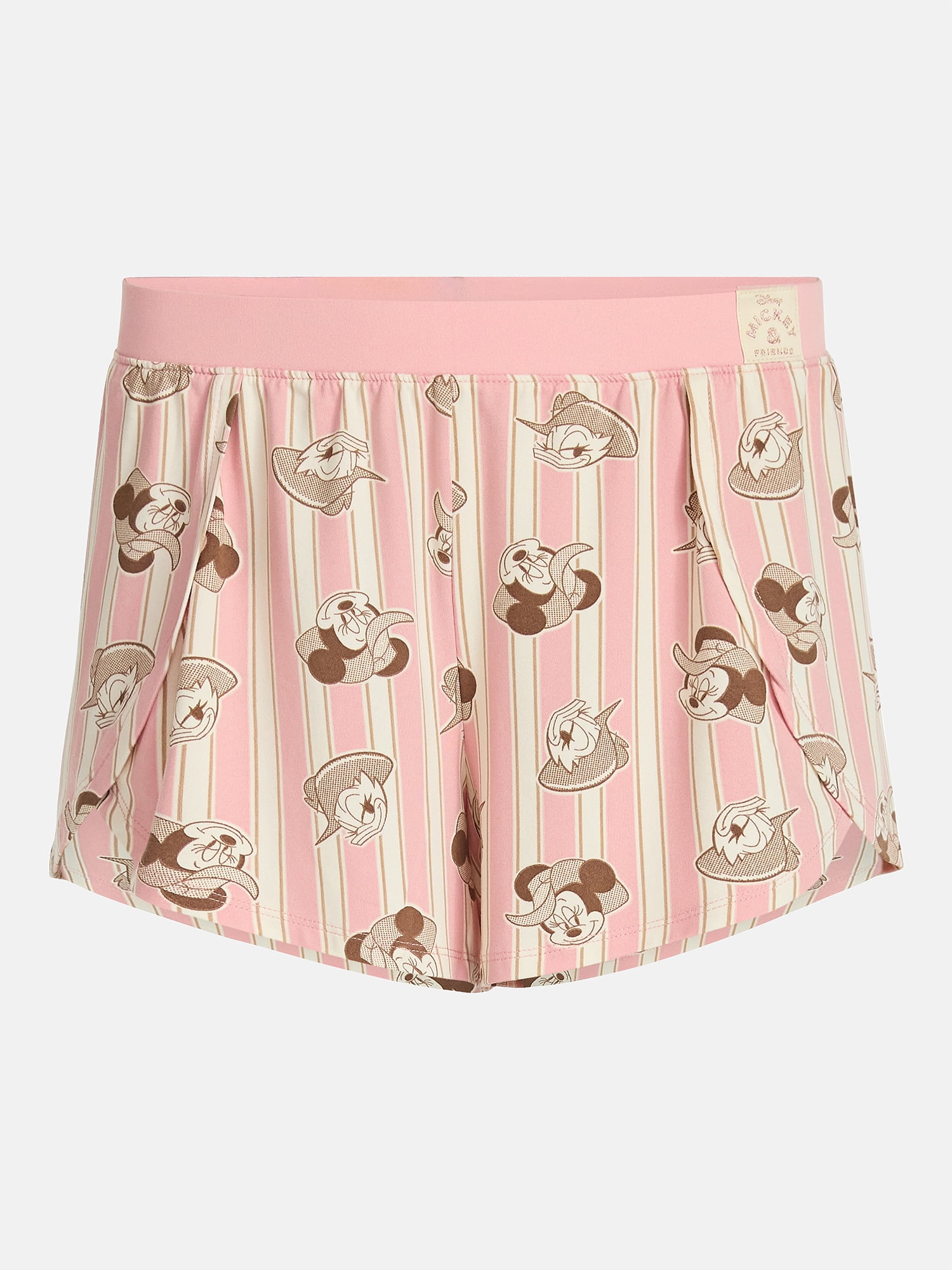 Mickey and Friends Women's and Women's Plus Western Minnie Mouse Sleep Shorts, Sizes XS-3X