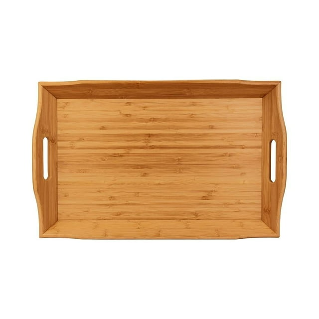 Charola Mainstays Bambú Rectangular para Servicio Grande
