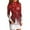Pink, variant on Women's High-Neck Casual Long-Sleeved Printed Slim-Fit Christmas Vintage Dress for Holiday Parties and Elegant Events,Deep Red,M