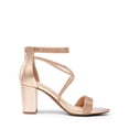 thumbnail image 2 of DREAM PAIRS Women’s Low Chunk Heel Pump Sandals – Stylish Dressy Shoes for Work, Parties, and Everyday Wear, 2 of 5