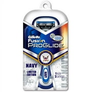Gillette Fusion Proglide, Manual Razor, Navy, 1ea