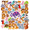 2A, variant on 35pcs-50pcs Animal Stickers Pack Cute Kids Stickers Wildlife Children Stickers for Phone Laptop Luggage