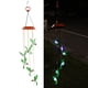 thumbnail image 2 of Campanas de viento LED con forma de pájaro alimentadas por energía solar con 6 campanas de viento giratorias que cambian de color, 2 of 5