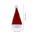 thumbnail image 2 of 1 juego de gorro y bufanda navideños ajustables para mascotas pequeñas (rojo), 2 of 7